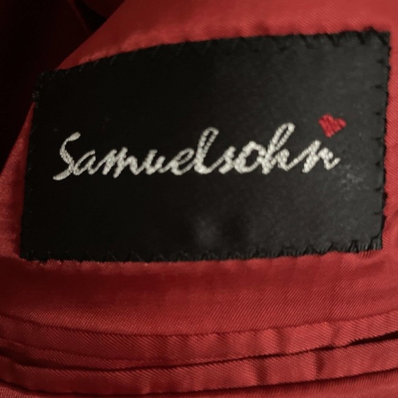 Samuelsohn Black Wool Sport Coat 42R Alton Super 110s Made in Canada Dry Cleaned - Picture 3 of 13